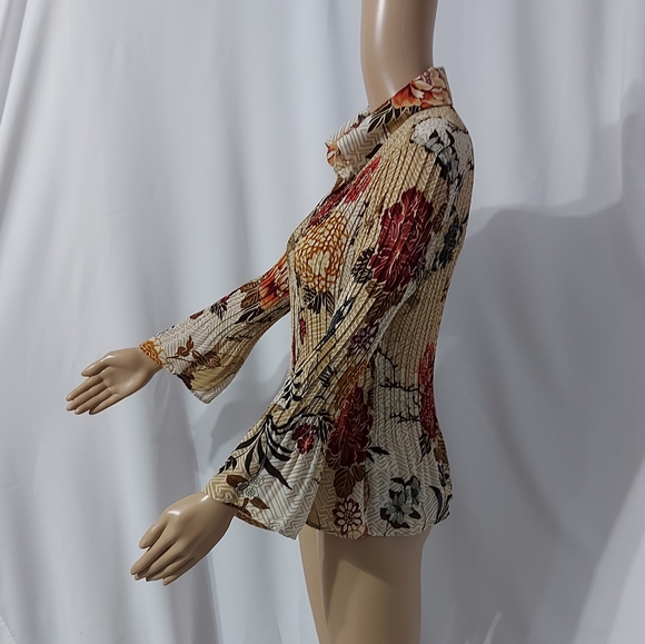 ALLISON TAYLON blouse size medium Long sleeves - Picture 4 of 9